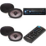 Alpine UTE-73BT RUE-4360 Remote + Two Pairs SXE-6926S 6x9