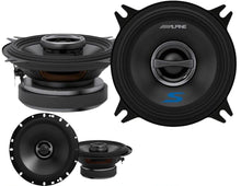 Charger l&#39;image dans la galerie, Alpine S-Series S-S40 4&quot; 2-Way Coaxial Speakers &amp; S-S65 6-1/2&quot; Coaxial Speakers