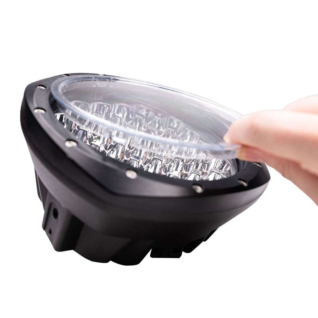 AUTOTEK ATO7RV1 7-inch Round LED Lights, outdoor rated 14,000 lumen.