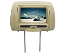Load image into Gallery viewer, Absolute DPH-785IRC 7.5" Cream Headrest TFT/LCD Monitor DVD/USB/SD