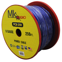 Charger l'image dans la galerie, MK Audio PC8250BL 8GA 250' Blue Power Ground Wire Car Audio Amplifier Marine Cable