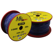 Charger l'image dans la galerie, 2 MK Audio PC8250BL 8GA 250' Blue Power Ground Wire Car Audio Amplifier Marine Cable