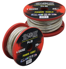 Charger l'image dans la galerie, Absolute P420SL 20' 4-Gauge Silver Power Ground Wire Cable