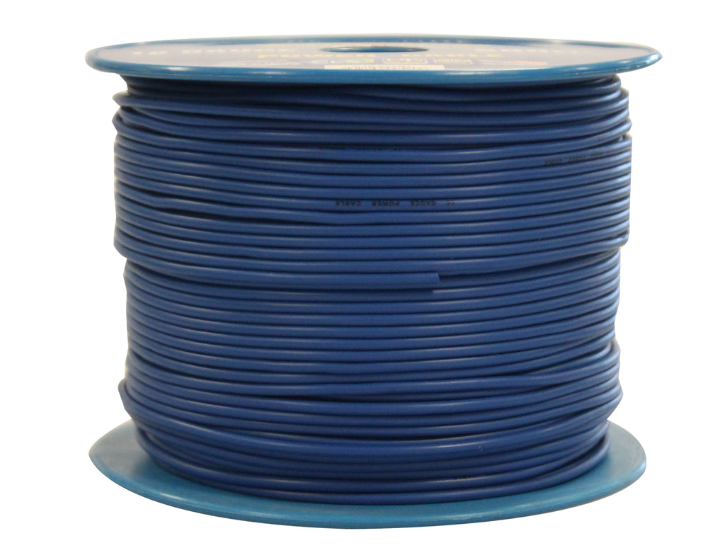 Absolute USA P16-500BL 16 Gauge 500FT Primary Power & Remote Wire – Blue