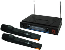 Charger l'image dans la galerie, 2 MR DJ MICVHF3200 Wireless Dual Handheld design Microphone System