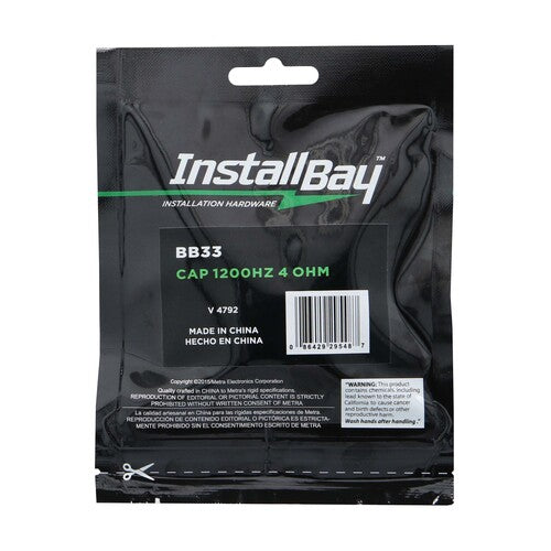 Install Bay BB33 CAP 1200HZ 4OHM 3.5in Speakers - Pair