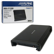 Load image into Gallery viewer, Alpine BBX-F1200 1200 Watts 4-Channel BBX Series Class A/B Amplifier w/ Amp Kit