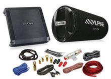 Charger l&#39;image dans la galerie, Alpine BBX-T600 Amplifier SWT-12S4 12&quot; Bass Tube AKIT4 4 Gauge AMP Kit