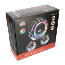 Load image into Gallery viewer, Saddle Tramp BC-706RGBKT Round Motorcycle Headlight - 7 Inch/4.5 Inch