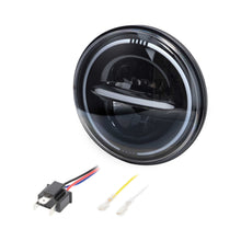 Load image into Gallery viewer, Saddle Tramp BC-709B 7" Reflector Headlight with Full Halo