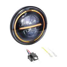 Load image into Gallery viewer, Saddle Tramp BC-709B 7" Reflector Headlight with Full Halo