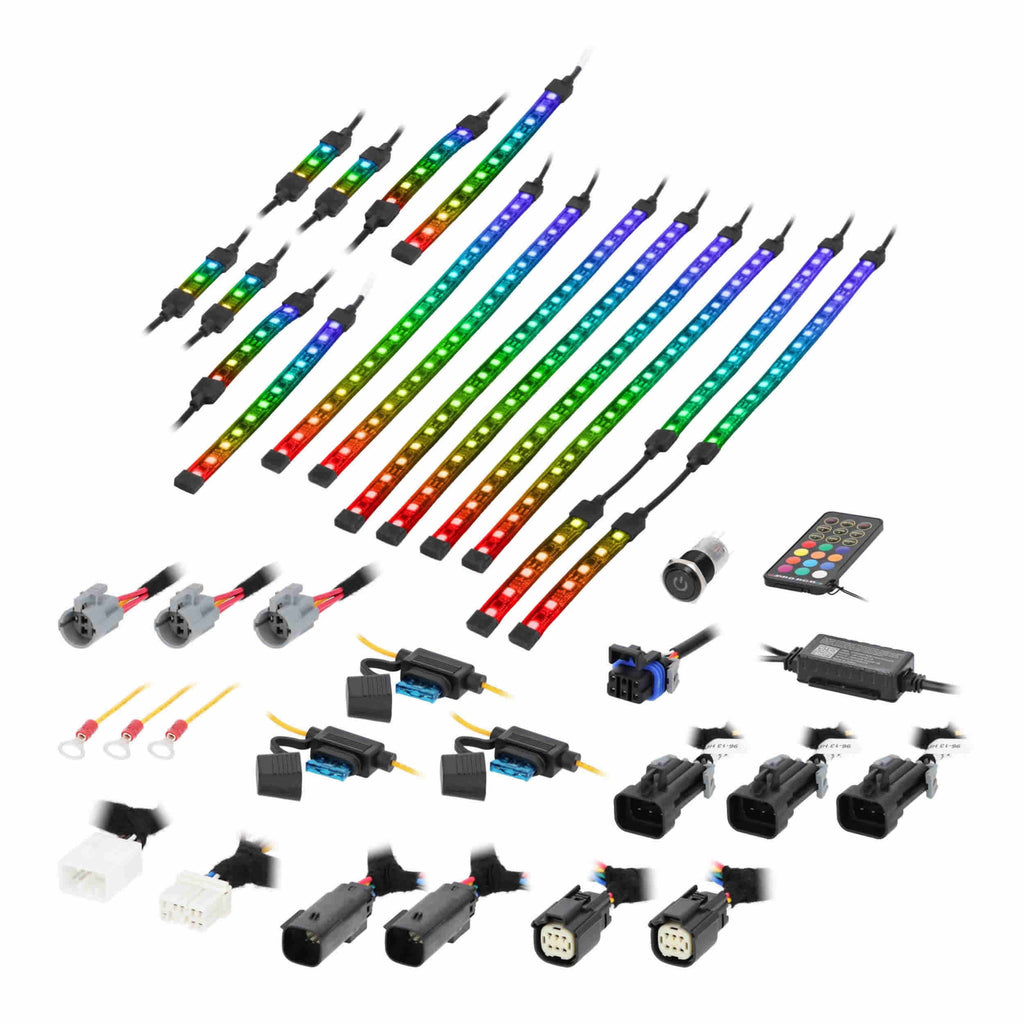 Saddle Tramp BC-CHASE-K1 16-Piece Chasing LED Strip Kit