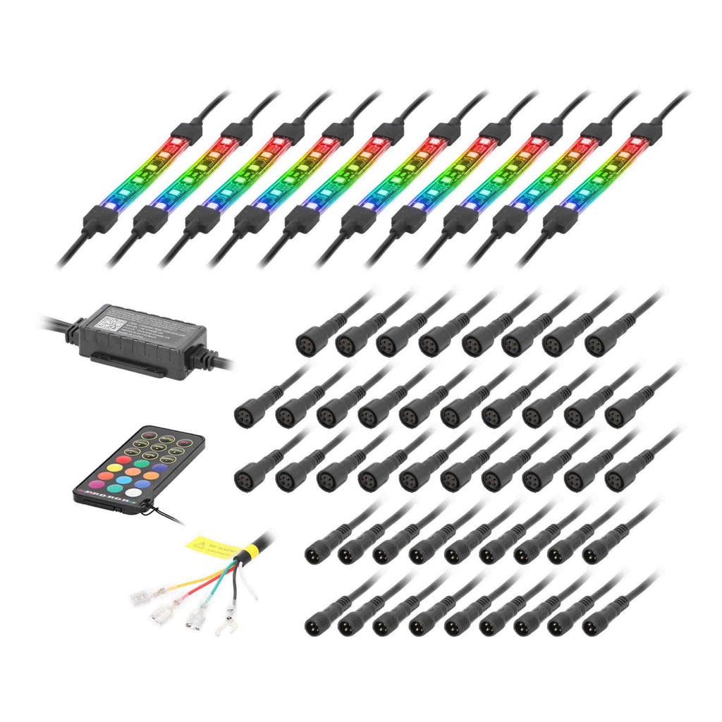 Saddle Tramp BC-CHASE-K3 10-Piece Chasing LED Motorcycle Kit
