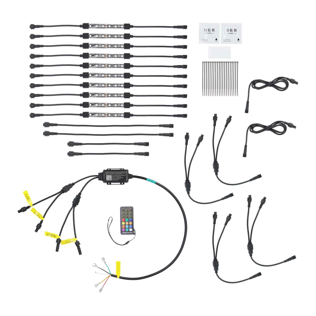Saddle Tramp BC-CHASE-K3 10-Piece Chasing LED Motorcycle Kit