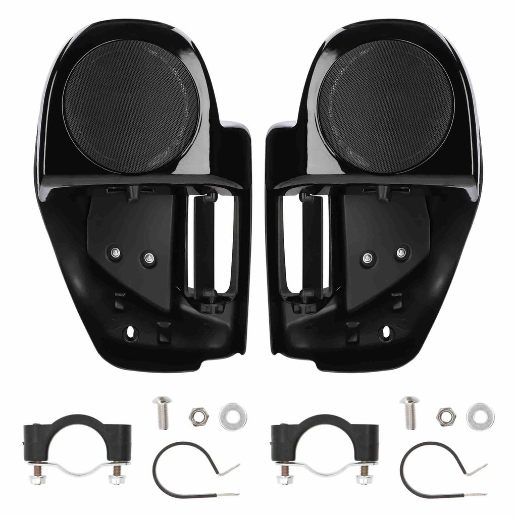 Saddle Tramp BC-HDLFSP2 Lower Vented Fairings with Speaker Housing - Compatible Fits for Harley-Davidson® Air Cooled Touring Models 1997-2023.5
