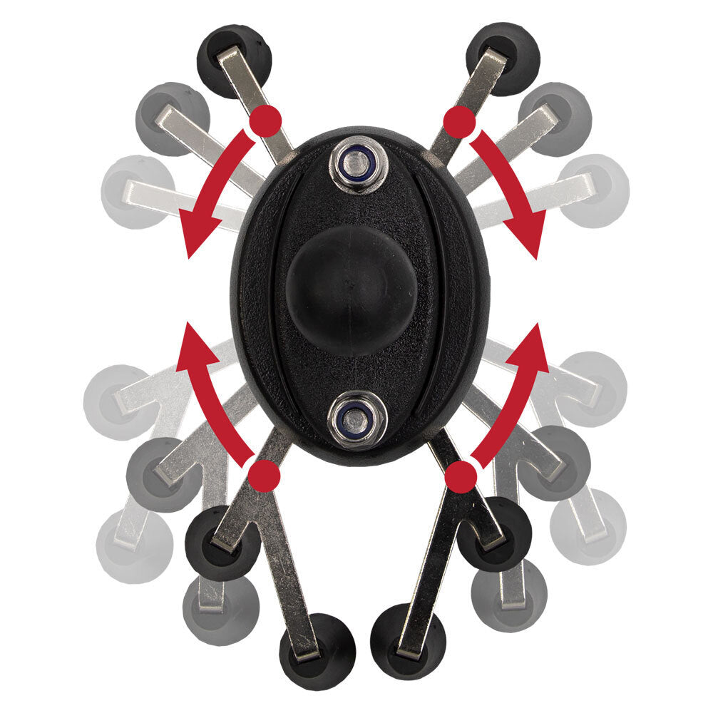 Saddle Tramp BC-MC6FPM Hex-Grip Phone Mount for Motorcycles