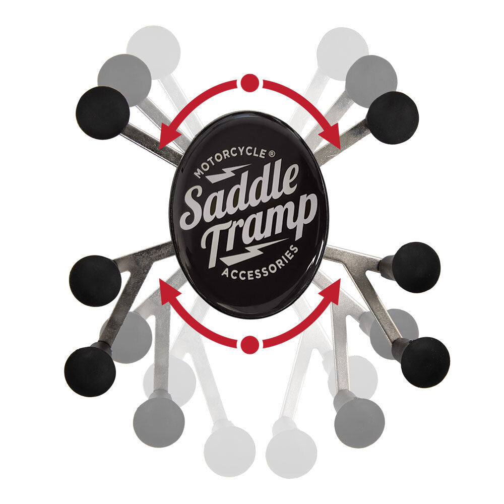 Saddle Tramp BC-MC6FPM Hex-Grip Phone Mount for Motorcycles
