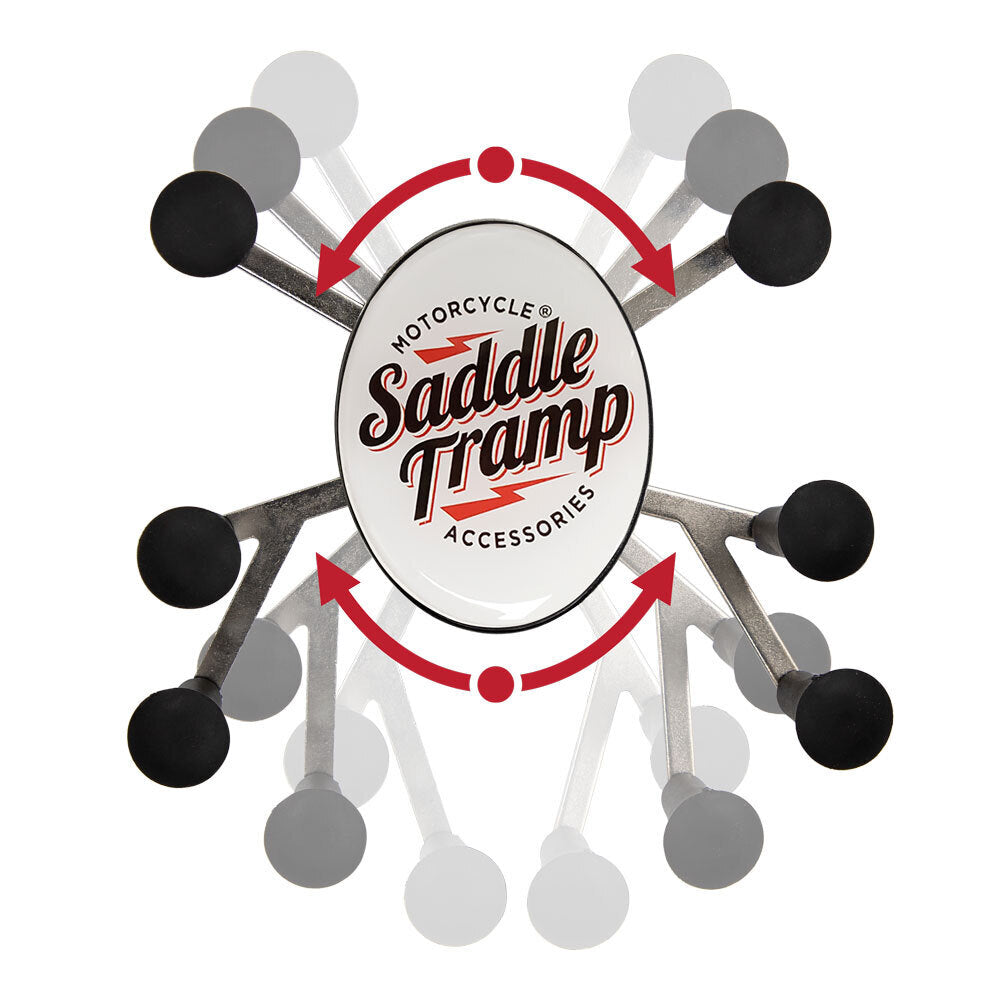 Saddle Tramp BC-MC6FPM Hex-Grip Phone Mount for Motorcycles