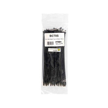 Load image into Gallery viewer, Install Bay BCT8S Thin Black Cable Tie - 8 Inch, Package of 100