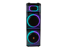 Load image into Gallery viewer, MR DJ BEVERLY HILLS 55000W Dual 12” Bluetooth Rechargeable Party Speaker Ring Partylights 2 Wireless Mic TWS Portable DJ PA System