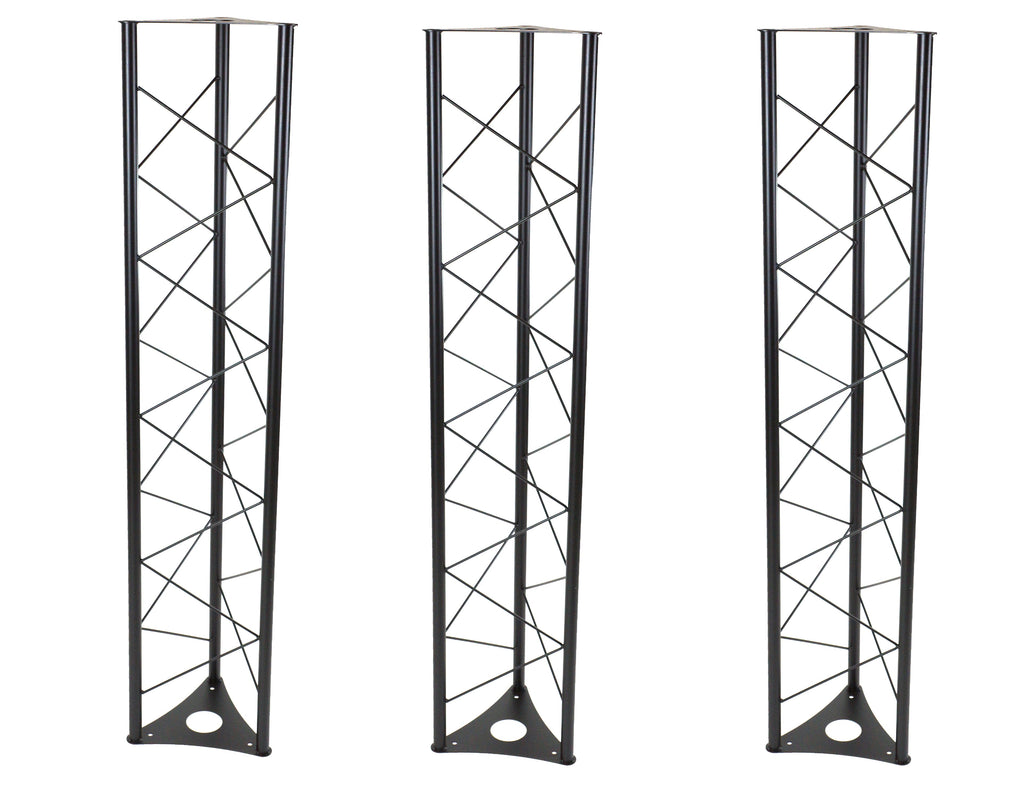 3 MR DJ LSBT5-10 5FT X 10" Triangle Bolted Truss Extension Heavy Duty DJ Lighting Truss Segment