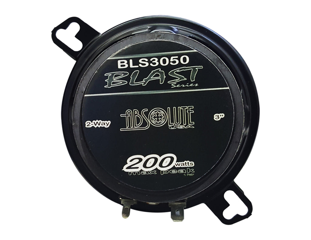 Absolute BLS-3050 3.5" 2-Way 200 Watts Full Range Coaxial Car Speakers