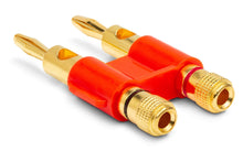 Load image into Gallery viewer, Hosa BNA-260RD Premium Dual Banana Plug- Red