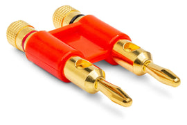 Hosa BNA-260RD Premium Dual Banana Plug- Red
