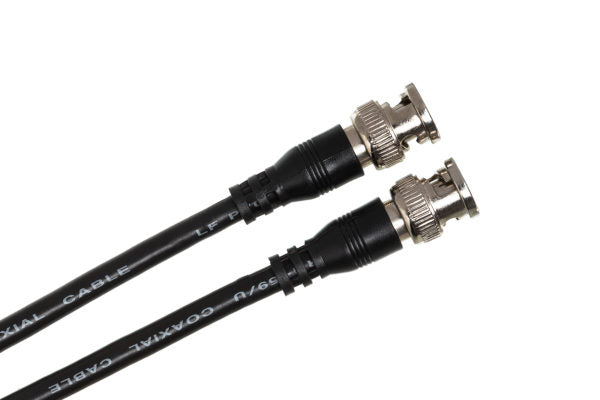 Hosa BNC-59-110 75-ohm RG-59/U BNC to BNC Coax Cable - 10 foot