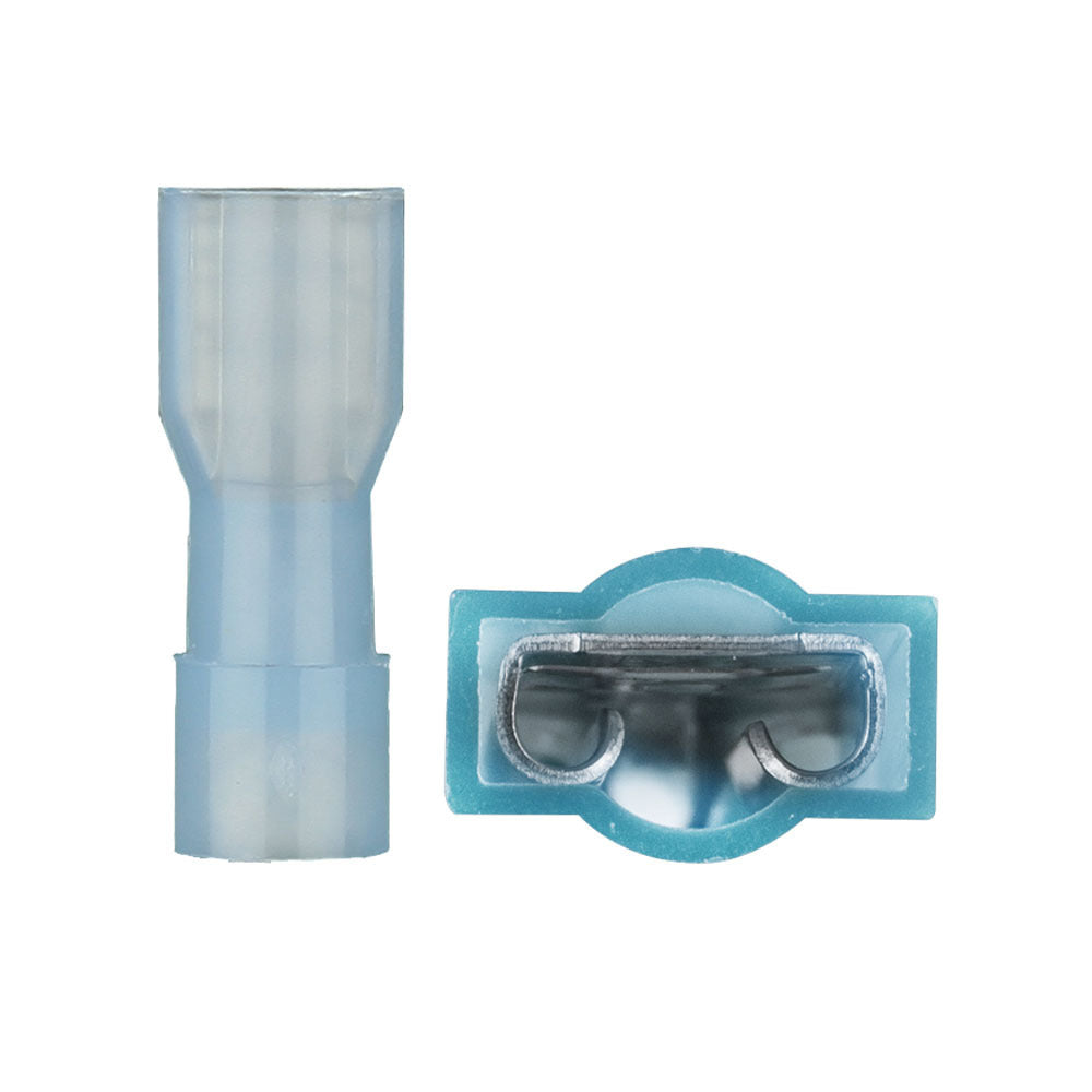 Install Bay BNFD187F Blue Nylon Female Quick Disconnect 16-14 Gauge .187