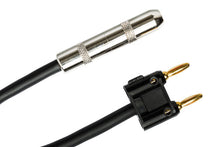 Load image into Gallery viewer, Hosa BNP-116BK 1/4 inch TS Female to Dual Banana Speaker Adapter - Black