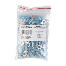 Load image into Gallery viewer, Install Bay BNRT10 Blue Nylon Ring Terminal 16-14 Gauge #10 - Package of 100