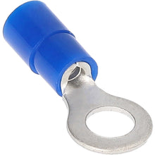 Load image into Gallery viewer, Install Bay BNRT6 Blue Nylon Ring Terminal 16-14 Gauge #6 - Package of 100