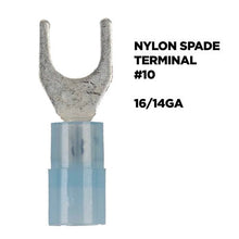 Charger l'image dans la galerie, Install Bay BNST10 Blue Nylon Spade Terminals 16-14 Gauge #10 - Package of 100