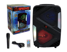 Charger l&#39;image dans la galerie, Mr. Dj BRAVO Dual 6.5&quot; Portable Bluetooth Speaker&lt;br/&gt; Dual 6.5&quot; Portable PA DJ Active Powered Bluetooth TWS Speaker 1000 Watts LCD/MP3/USB/micro SD