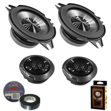 Charger l'image dans la galerie, Alpine BRV-S40C 4" BassRev Series 2-Way 4-ohm Component Speaker System Bundle