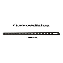 Charger l'image dans la galerie, Install Bay BS9BK Metal Mounting Backstrap 9 Inch Black Powder Coated - Each