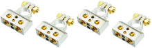 Load image into Gallery viewer, 2 Absolute BTC300PN 0/2/4/6/8 AWG Single Positive &amp; Negative Power Battery Terminal Connectors Chrome