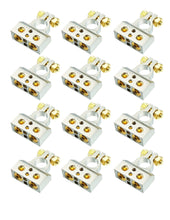 Load image into Gallery viewer, 12 Absolute BTC300P 0/2/4/6/8 AWG Single Positive Power Battery Terminal Connectors Chrome