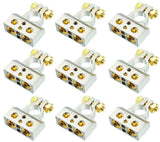 12 American Terminal ABTC300P 0/2/4/6/8 AWG Single Positive Power Battery Terminal Connectors Chrome