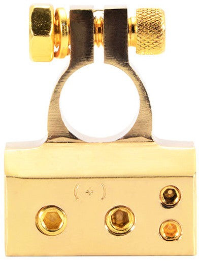 Absolute BTG300PN 0/2/4/6/8 AWG Gold Single Positive & Negative Power Battery Terminal Connectors