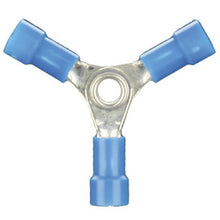 Charger l'image dans la galerie, Install Bay BVBC3 Blue Vinyl Butt Connector 16-14 Gauge 3 Way - Package of 100