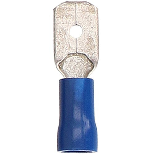 Install Bay BVMD250 Blue Vinyl Male Quick Disconnect 16-14 Gauge .250