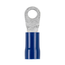 Load image into Gallery viewer, Install Bay BVRT614 Blue Vinyl Ring Terminal 6 Gauge 1/4 Inch - Package of 25