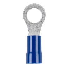 Load image into Gallery viewer, Install Bay BVRT638 Blue Vinyl Ring Terminal 6 Gauge 3/8 Inch - Package of 25