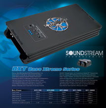 Charger l&#39;image dans la galerie, Soundstream BXT1.10000D 10000W Monoblock Amplifier Built In BX-10 Bass Enhancer + Amp Kit