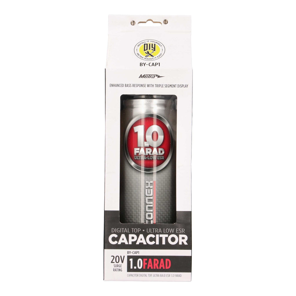 Metra TCCAP1D (By-Cap1) One Farad Digital Capacitor Truconnex Silver