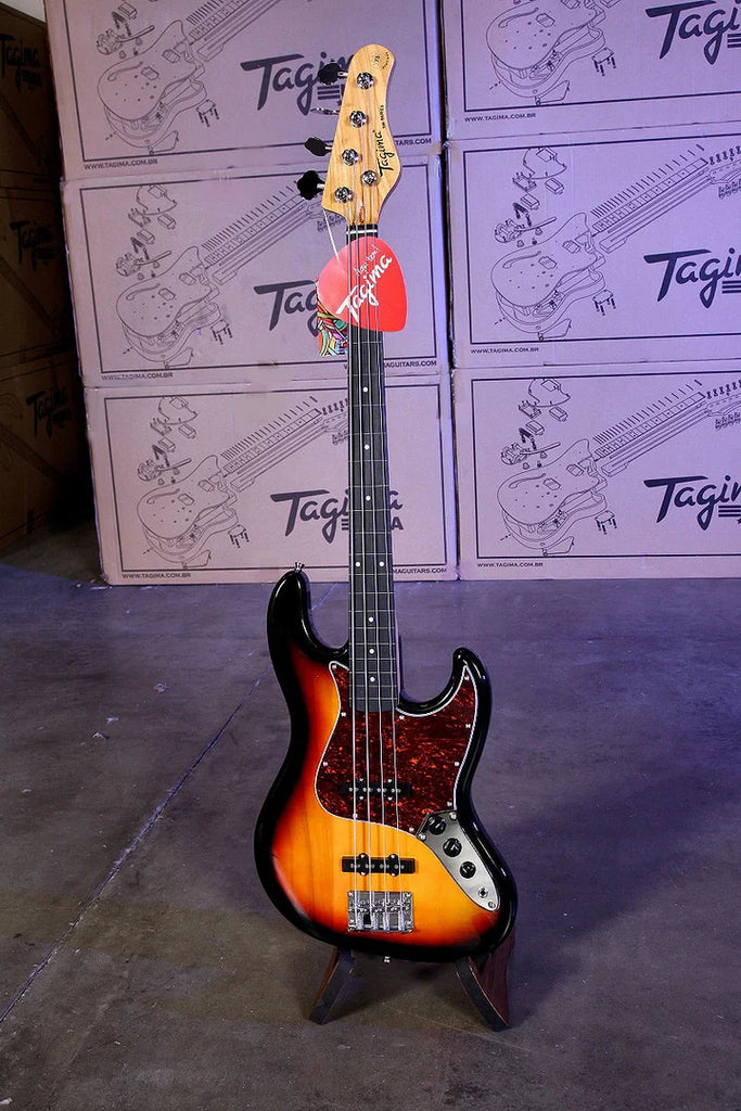 Tagima TW 73 4 FRETLESS SB-DF/TT Electric Bass Guitar - Sunburst