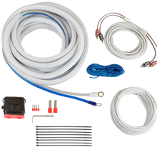 Load image into Gallery viewer, Cerwin Vega CAKM42 4 Gauge Complete Waterproof Amp Kit, 20ft. with RCA, Speaker Cable