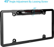 Load image into Gallery viewer, Backup Camera Rearview License Plate Frame for PIONEER DMH-2660NEX DMH2660NEX Black